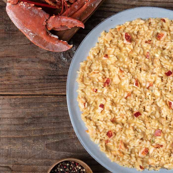Risotto au homard