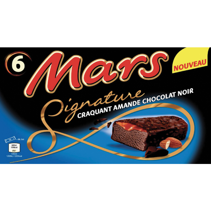 6 Mars signature chocolat noir
