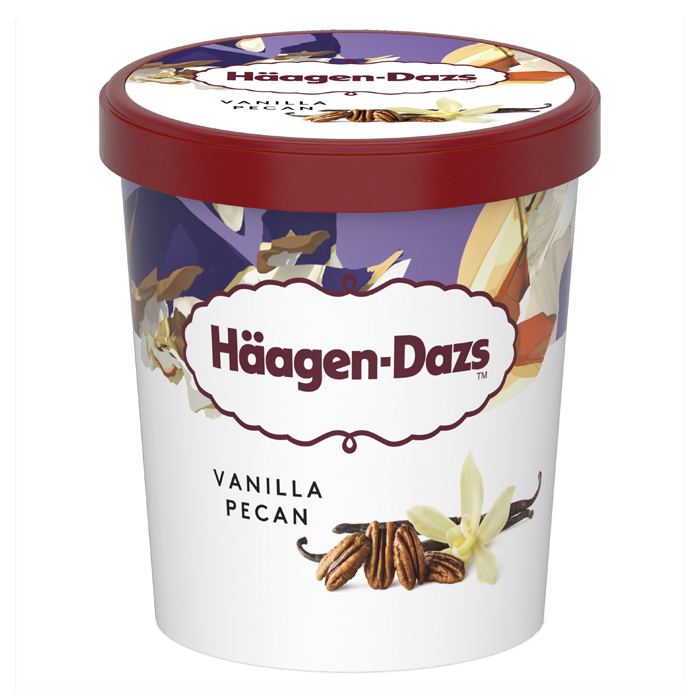 Pot Häagen-Dazs vanille, noix de pécan