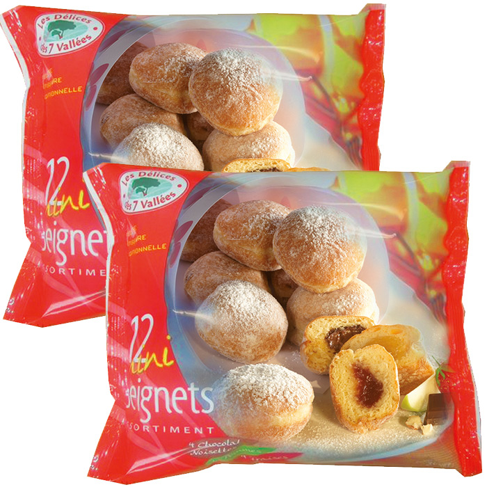 Lot 2 sachets mini beignets