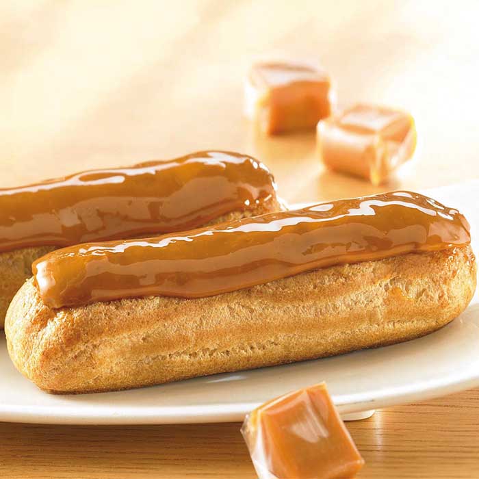 Lot 2 boîtes d'éclairs caramel