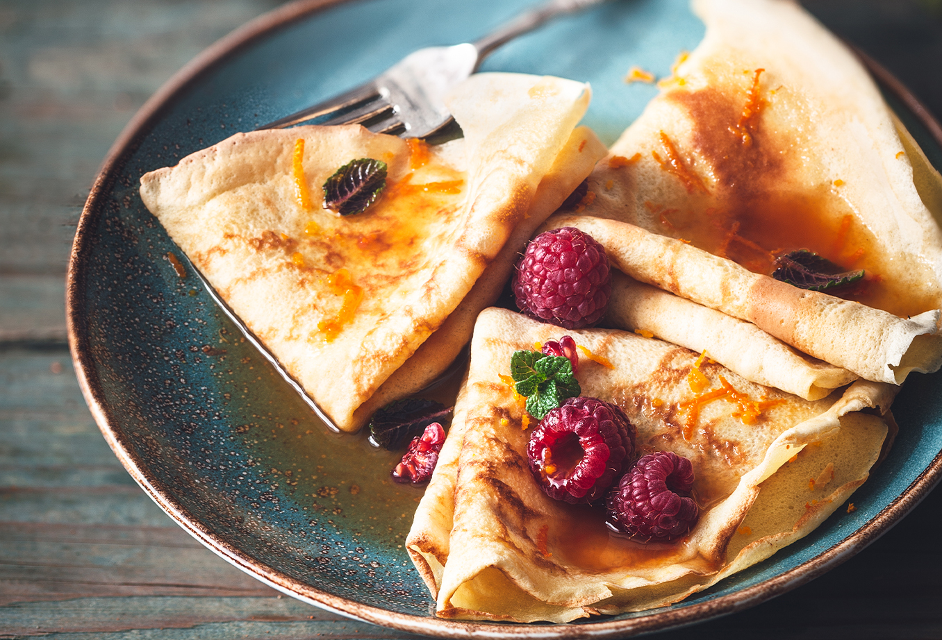 Crêpes Suzette façon Croque Gel