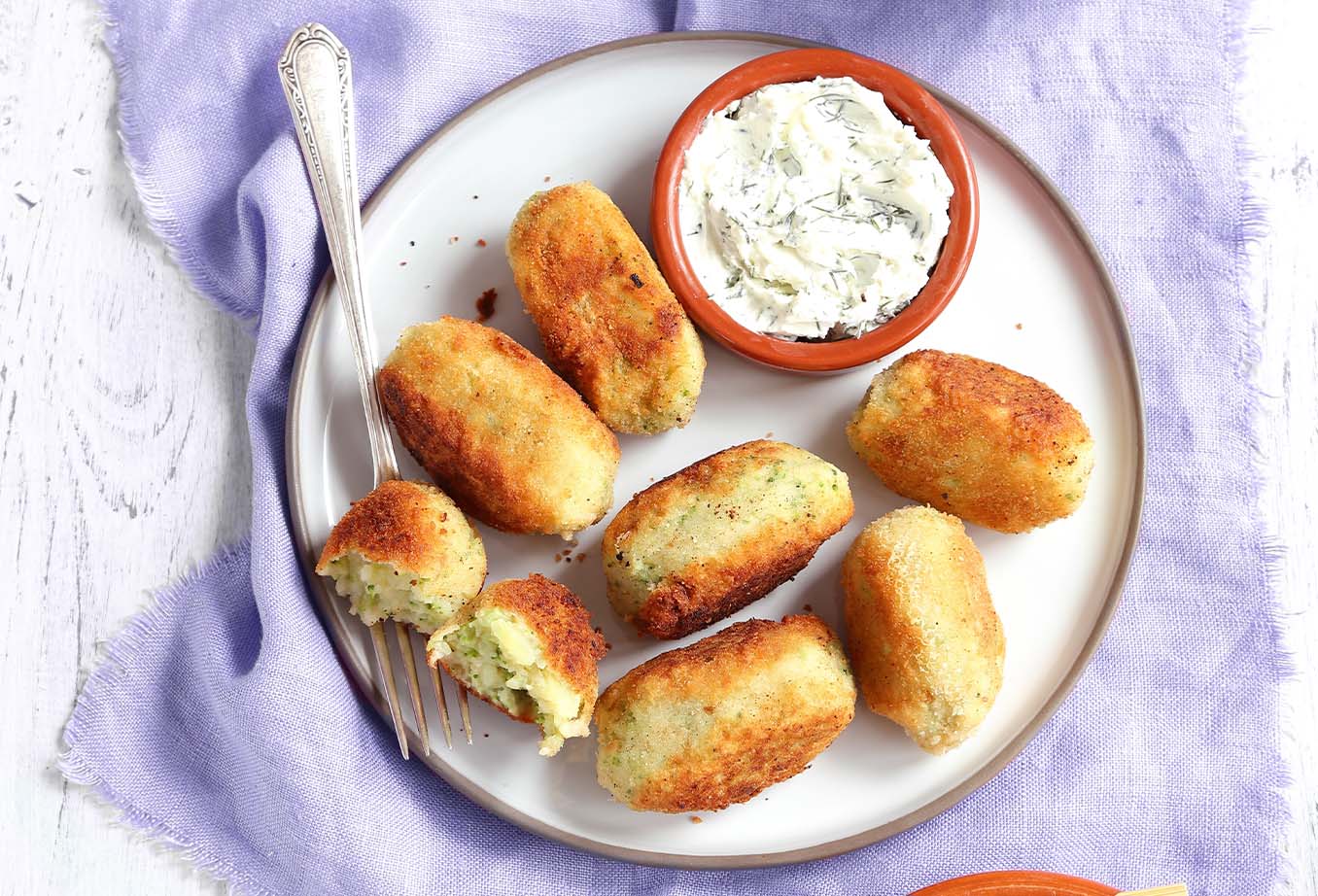 Les croquettes de purée de carottes