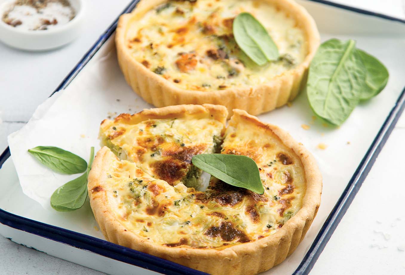 Tartelettes brocolis et choux-fleurs