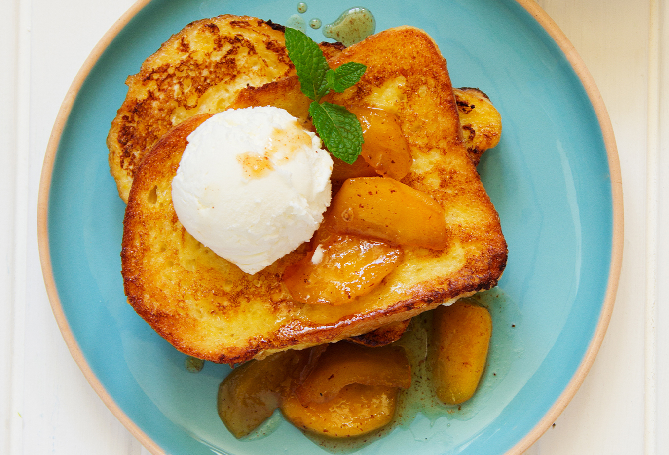 Pain perdu brioché aux pommes